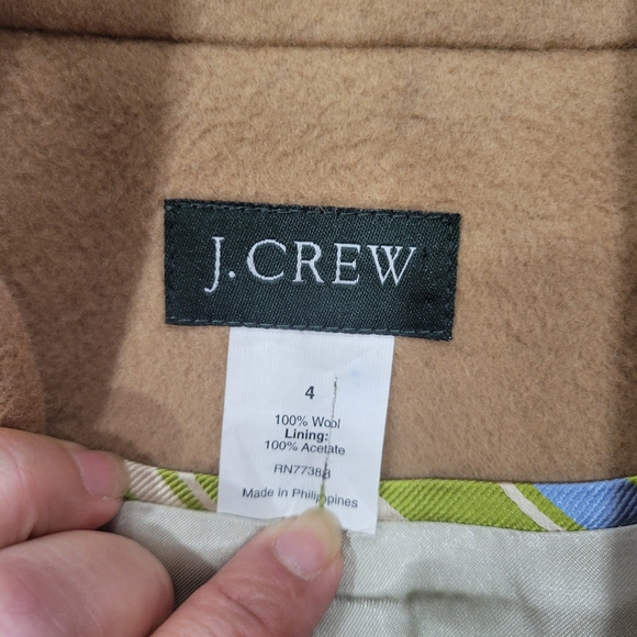 J Crew Camel Coat - Picture 7 of 11